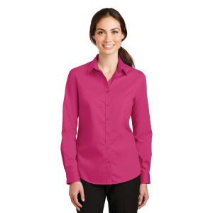 Port Authority Women's SuperPro Twill Shirt.