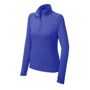 Sport-Tek® Ladies Sport-Wick® Stretch 1/2-Zip Pullover