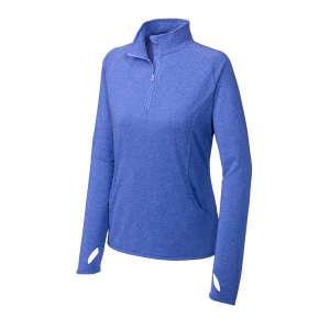 Sport-Tek® Ladies Sport-Wick® Stretch 1/2-Zip Pullover