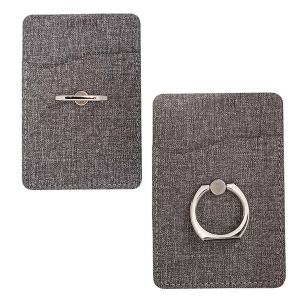 Leeman RFID Phone Pocket With Metal Ring Phone Stand