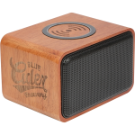 Wood Bluetooth Speaker with Wireless Charging Pad