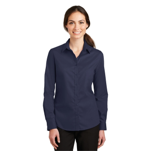 Port Authority Women's SuperPro Twill Shirt.