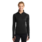 Sport-Tek® Ladies Sport-Wick® Stretch 1/2-Zip Pullover